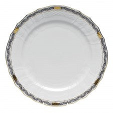 Chinese Bouquet Garland Serving Plate Black