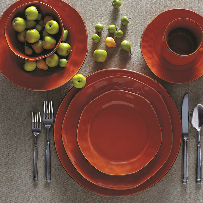 Cantaria Dinner Plate - Persimmon Set of 2