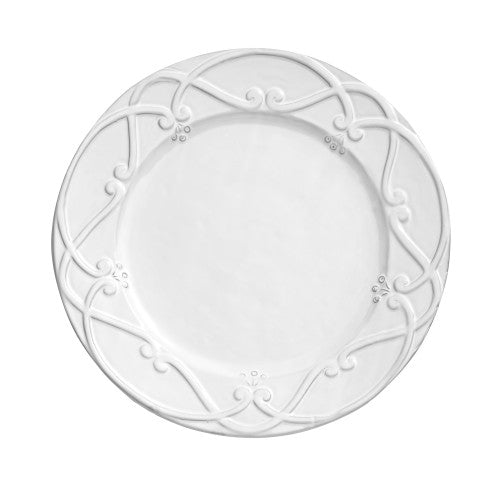 Bella Bianca Ribbon Charger Set of 2