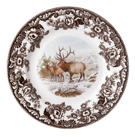 Woodland Salad Plate Elk