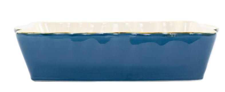 Italian Bakers Blue Large Rectangular Baker