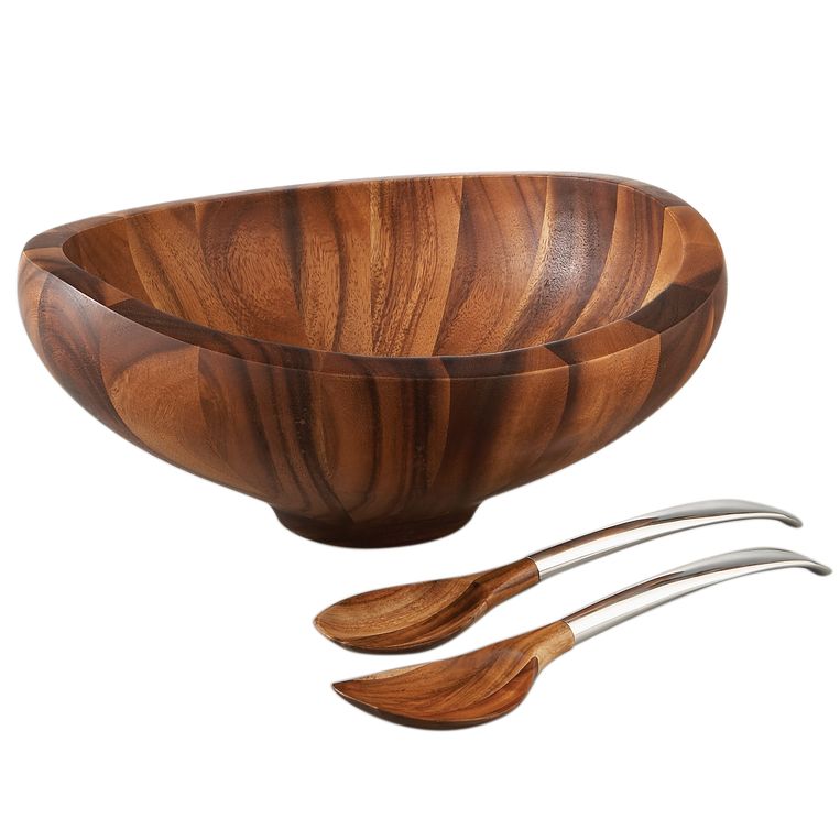 Butterfly Salad Bowl w/Servers