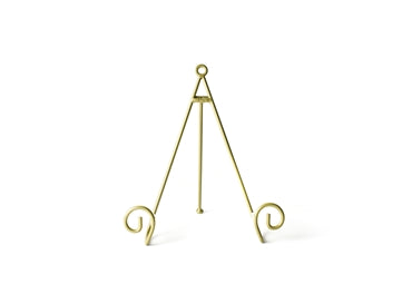 Big Swirl Plate Stand Gold