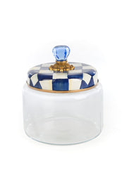 Royal Check Kitchen Canister Glass Medium