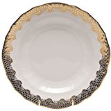 Fish Scale Dessert Plate -Gold