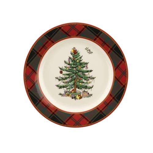 Tartan Salad Plate 7.75 inch Set of 4