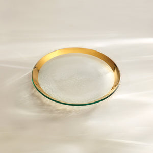 Roman Antique Gold Salad Plate