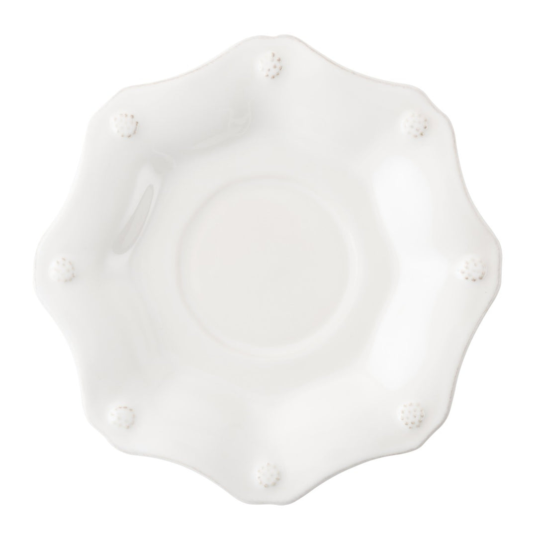 Berry & Thread Whitewash Scallop Tea Saucer Set of 4