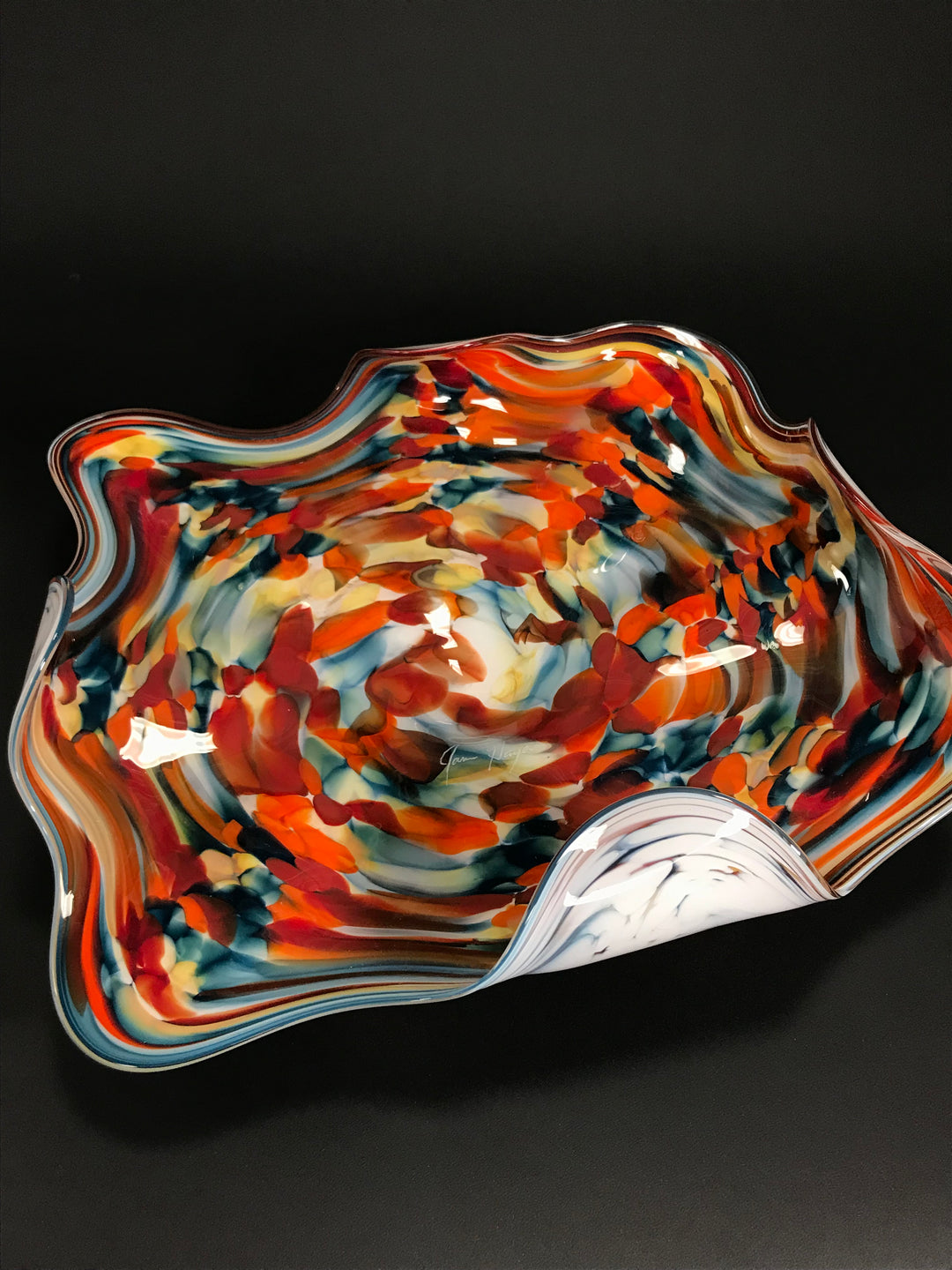 James Hayes Footed Hanging Bowl Large