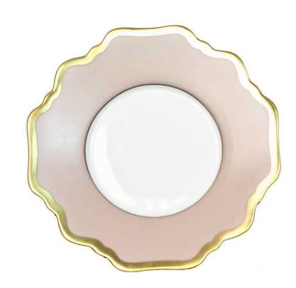 Anna's Palette Dusty Rose- Tea Saucer