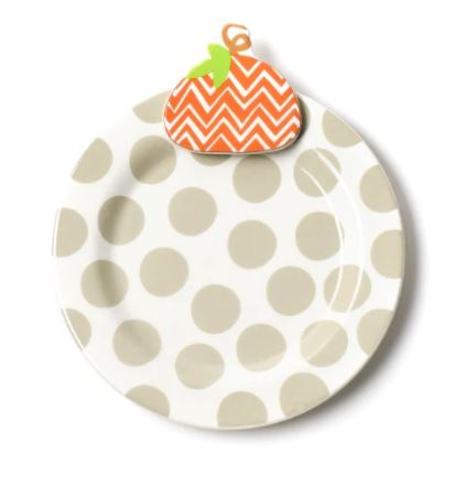 Chevron Pumpkin Embellishment Plate