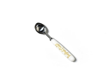 White Stripe Happy Everything Ice Cream Scoop