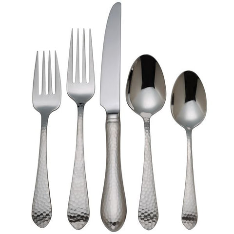 Hammered 5pc Place Setting