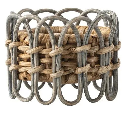 Provence Napkin Ring - Chambray Set of 4