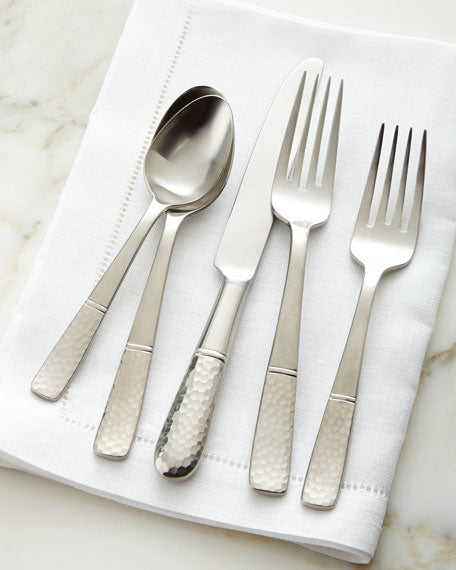 Carine Bright Satin 5pc Place Setting