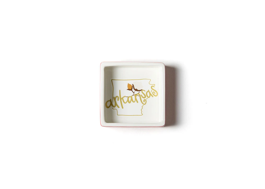 Arkansas Square Trinket Bowl