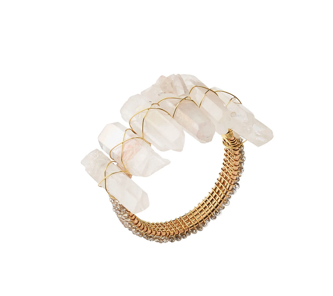 Radiant Napkin Ring Iridescent Set of 2
