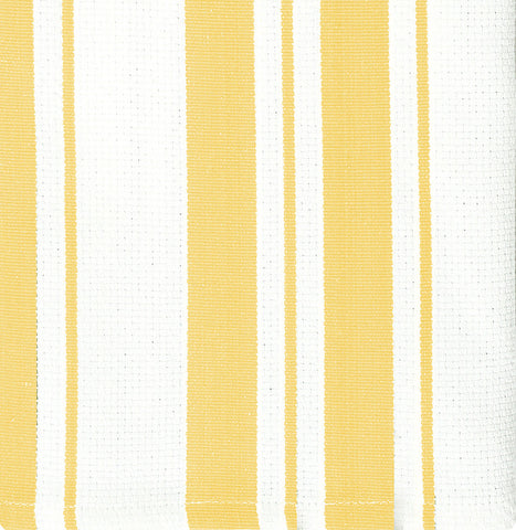 Stripe Cotton Dish Towel-Daffodil