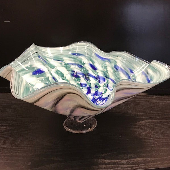 James Hayes Wavy Pedestal Bowl