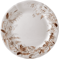 Sologne Dessert Plate Foliage