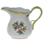 Queen Victoria Green Border Creamer