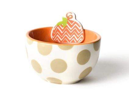 Chevron Pumpkin Embellishment Bowl