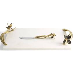Black Iris Cheese Board w/Knife Large