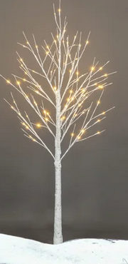 Birch Twinkle Tree w/adapter Medium