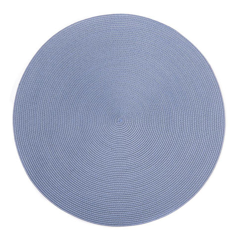 Round Placemat Grey/Colony Blue