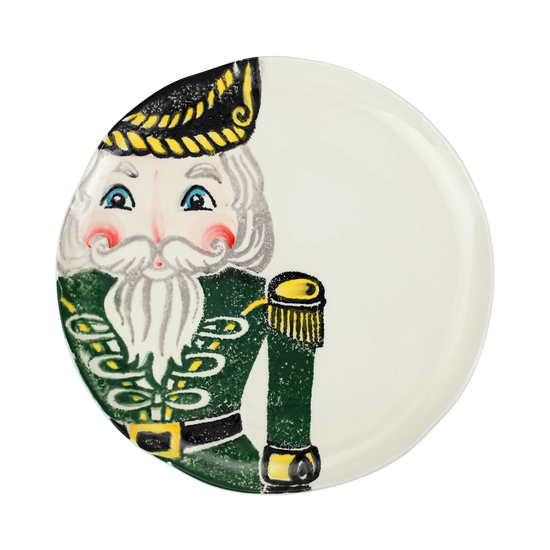 Nutcrackers Dinner Plate Green