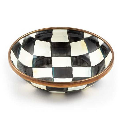 Courtly Check Enamel Dipping Bowl