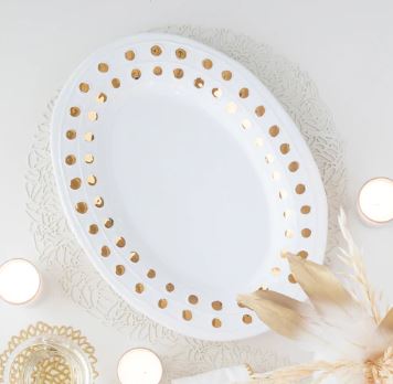 Medici Gold Oval Platter Medium