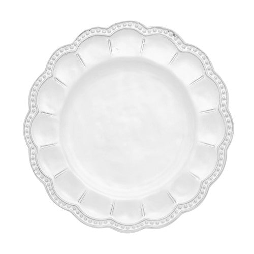 Bella Bianca Beaded Salad Plate Set of 4