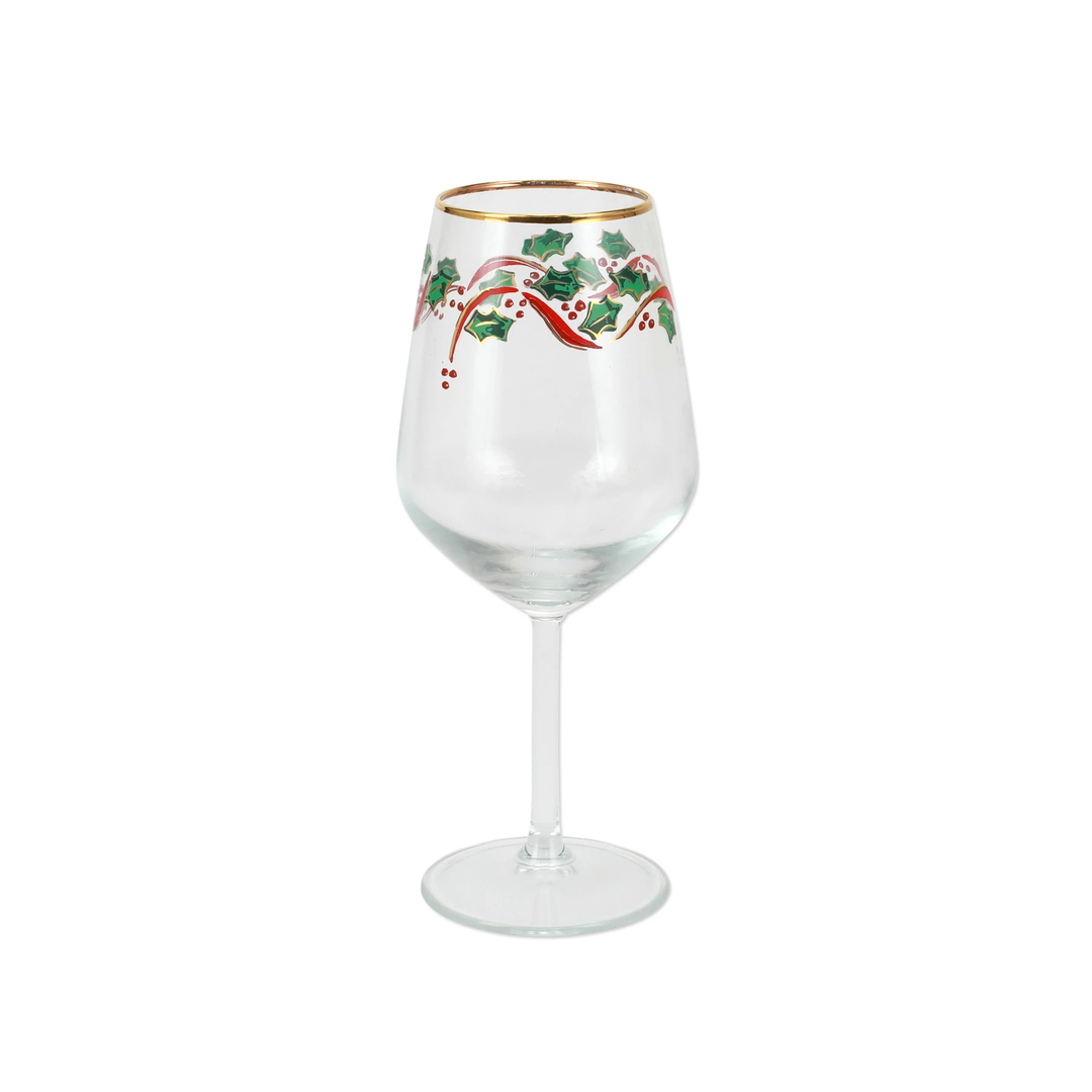 Holly Wine Glass Set of 4