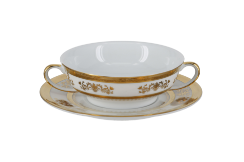 Orsay White Cream Soup Saucer