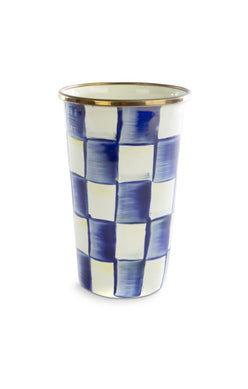 Royal Check Enamel Tumbler 20oz