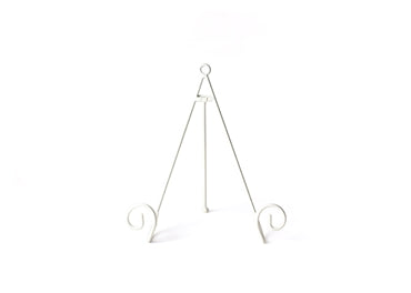 Big Swirl Plate Stand White