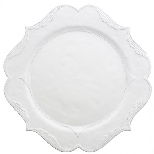 Bella Bianca Filigree Charger