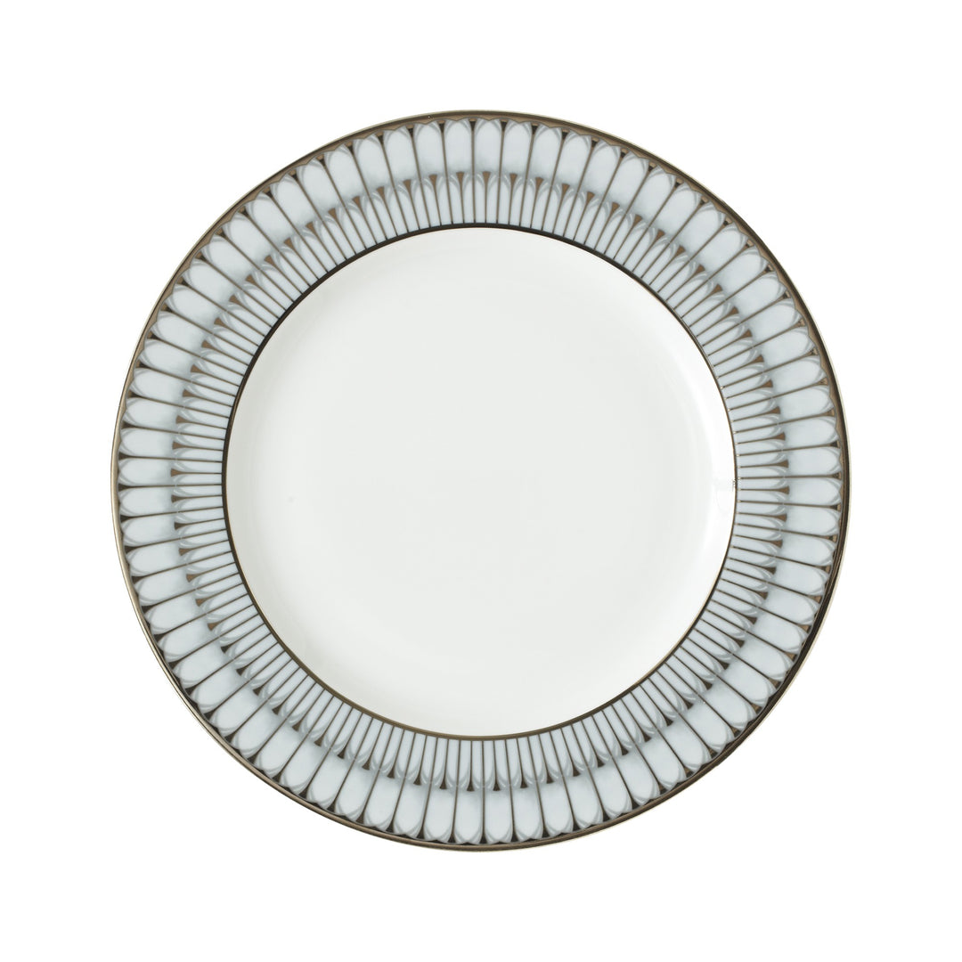 Arcades Grey Platinum Dinner Plate