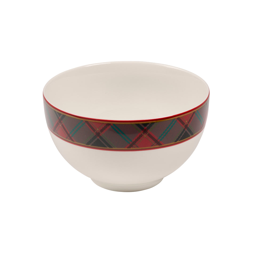 Tartan Rice Bowl 6 inch Set of 4