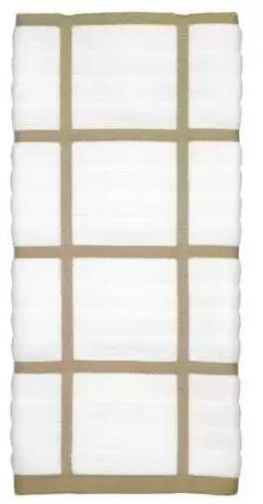 Check Kitchen Towel- Cappuccino