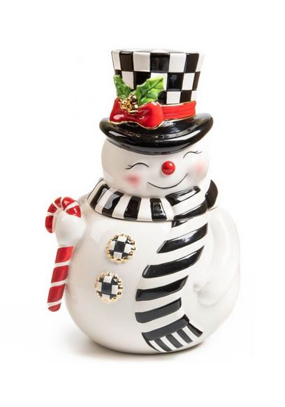 Nostalgia Snowman Cookie Jar