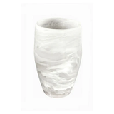 Classical Vase Medium White Swirl