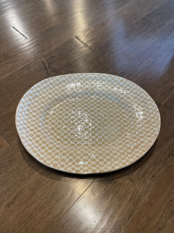Banquet Oval Platter Dot Sand