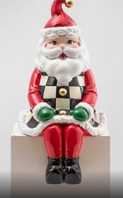 Granny Kitsch Santa Stocking Holder