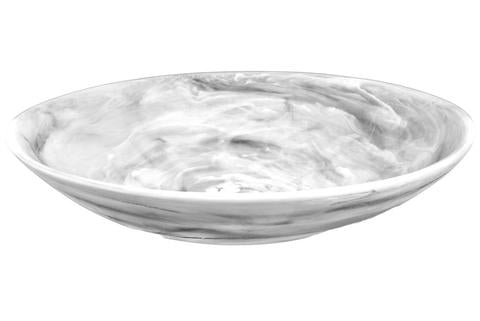 Wave Bowl Large White Swirl