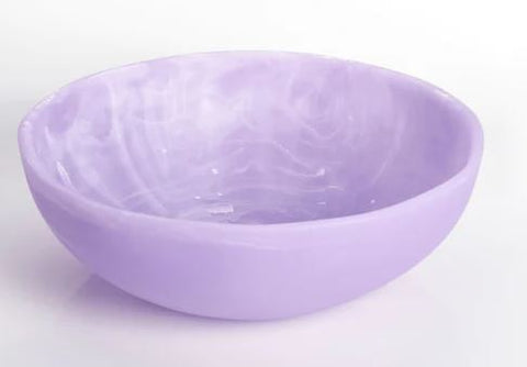 Wave Bowl Large Lavender Swirl