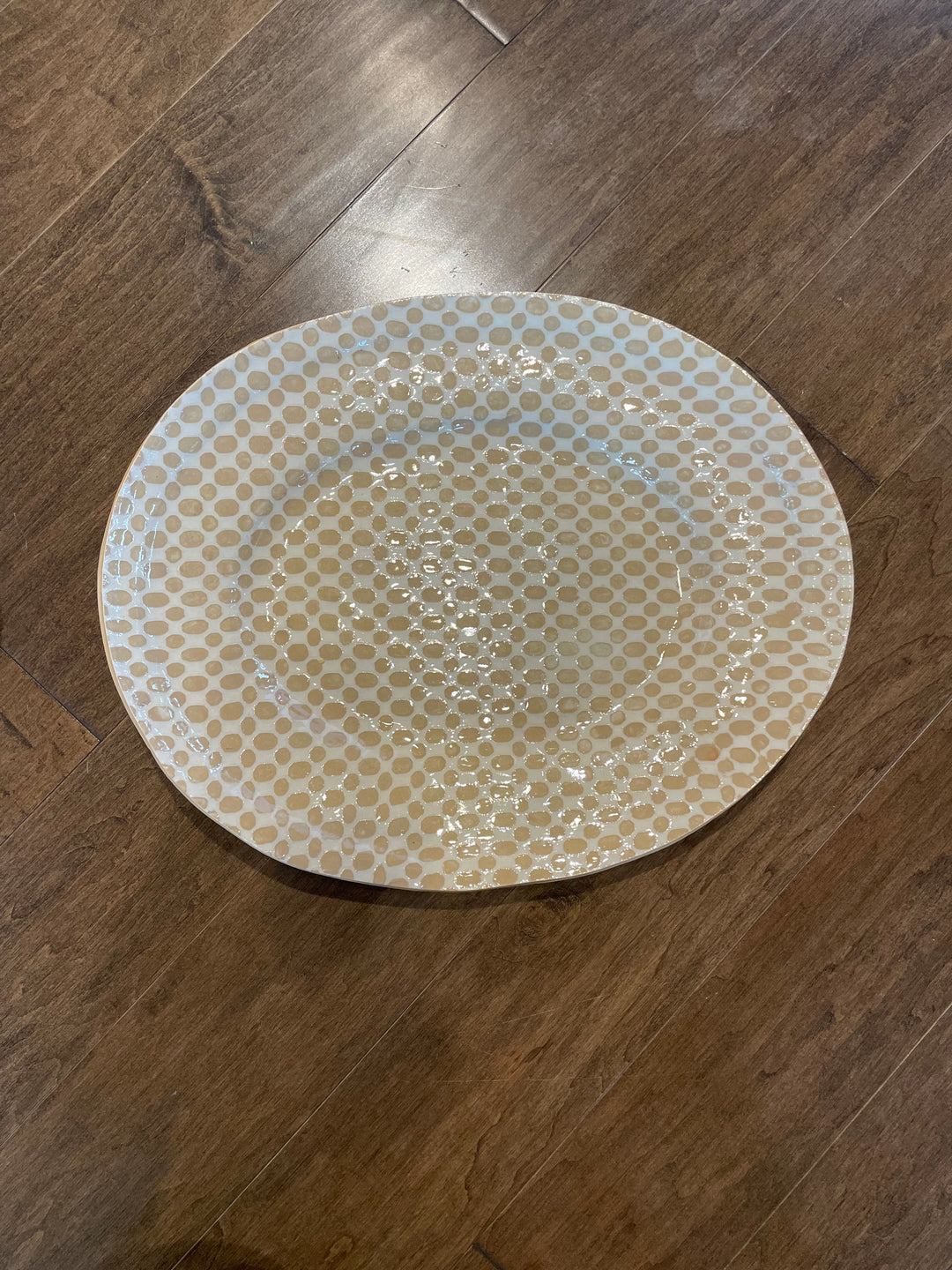Banquet Oval Platter Dot Sand