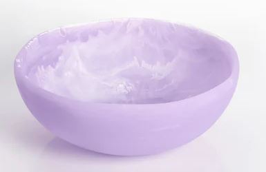 Wave Bowl Medium Lavender Swirl