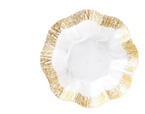 Rufolo Glass Gold Platter